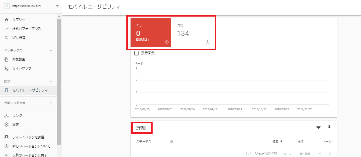 モバイル ユーザビリティ(AMP)